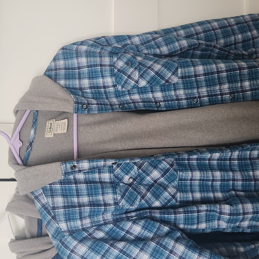 Boys hooded flannels